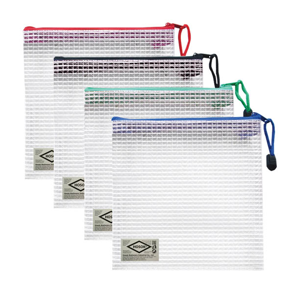 HS152 mini mesh pvc zip bag