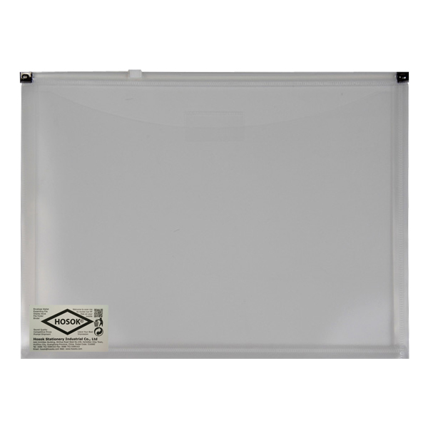 HS177 front pocket zip envelope