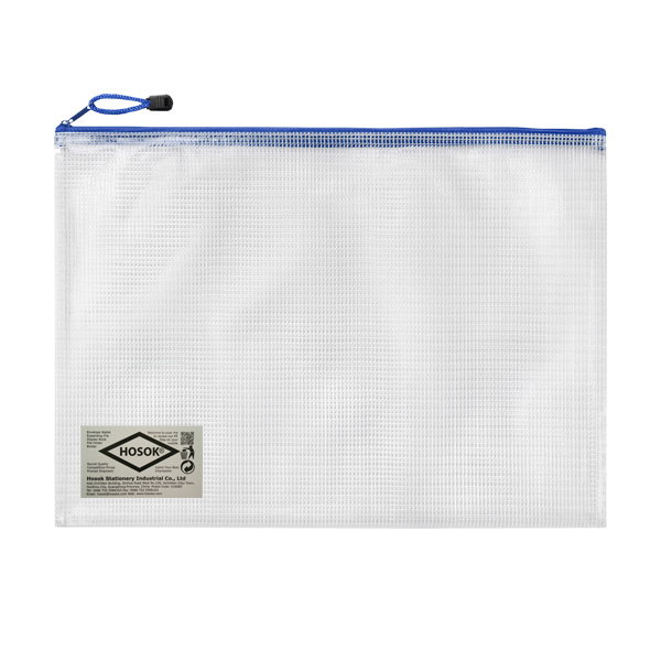 HS149 large mesh pvc zip bag