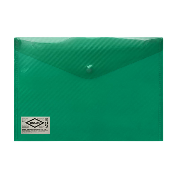 HS241 plastic snap envelope