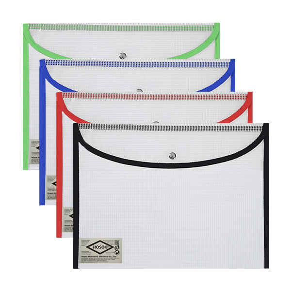 HS266 large snap mesh bag