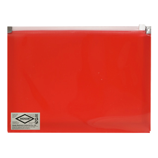 HS174 A4 poly solid zip bag